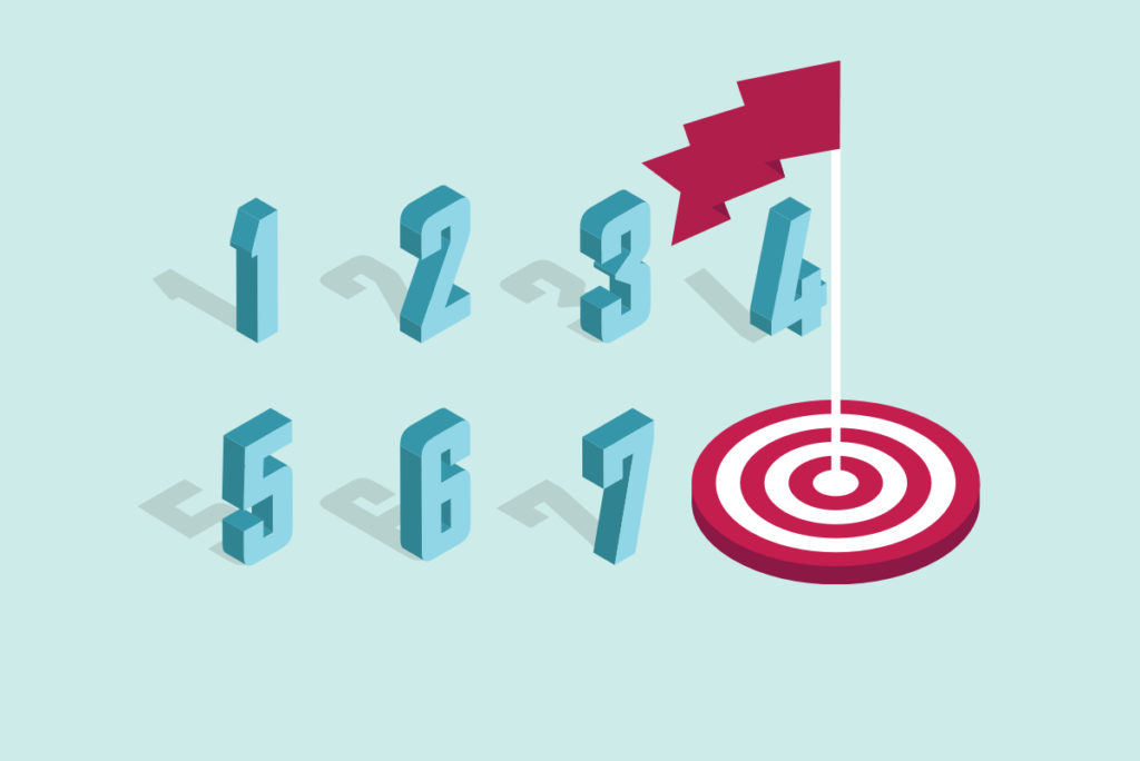 Setting goals to reach your target