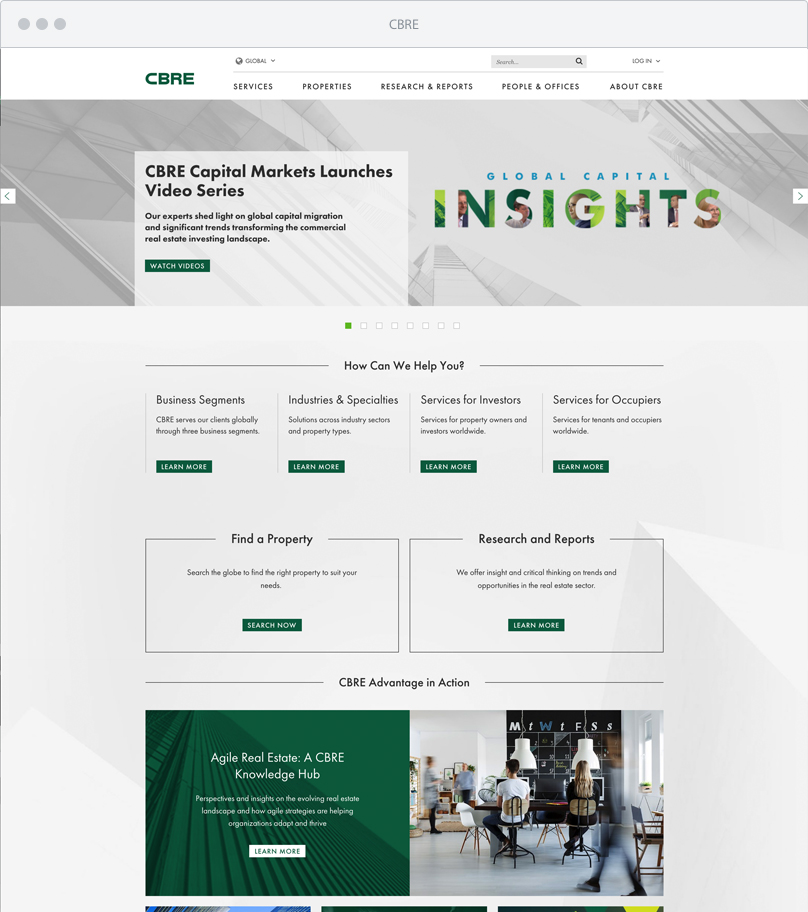 Case study image for CBRE