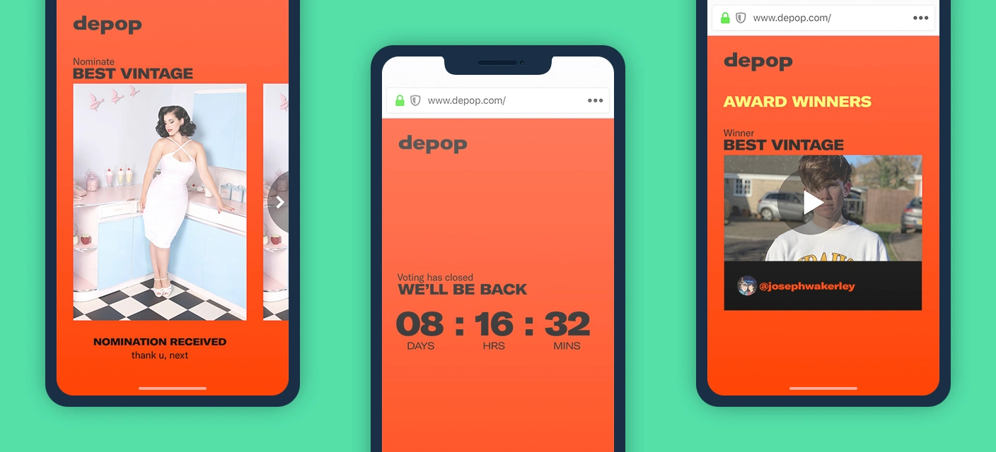 Case study image for Depop