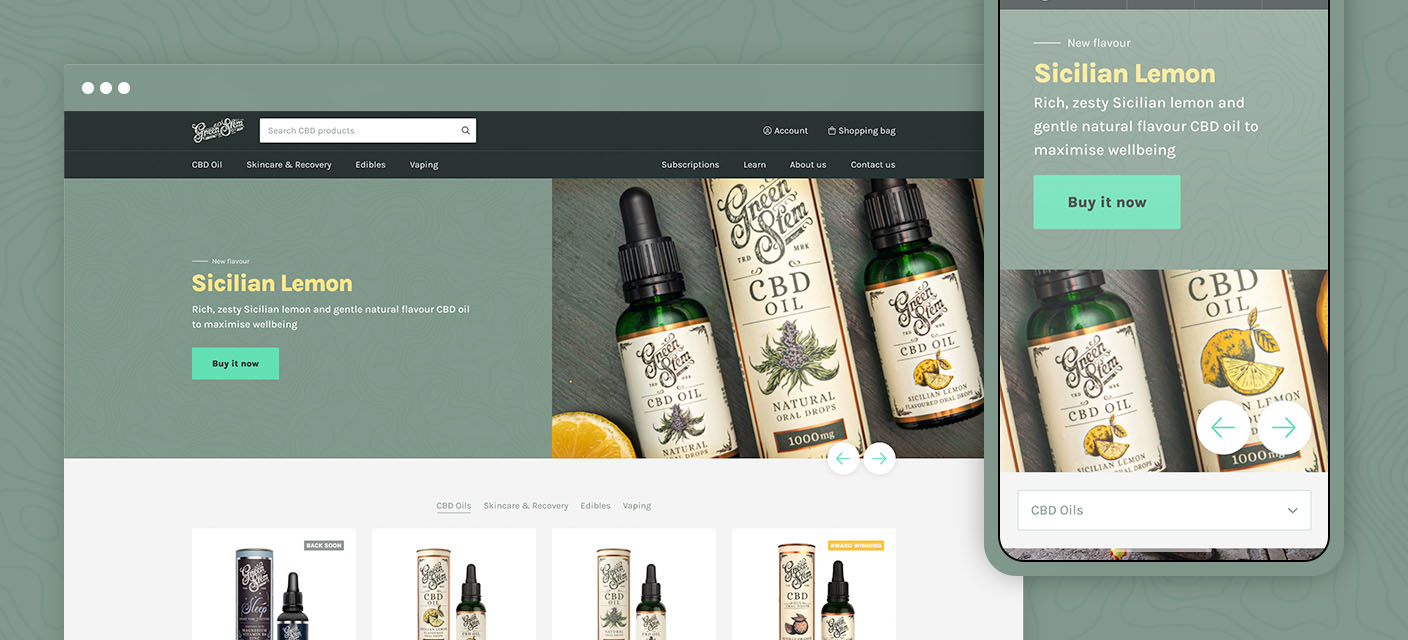 Case study image for Green Stem CBD