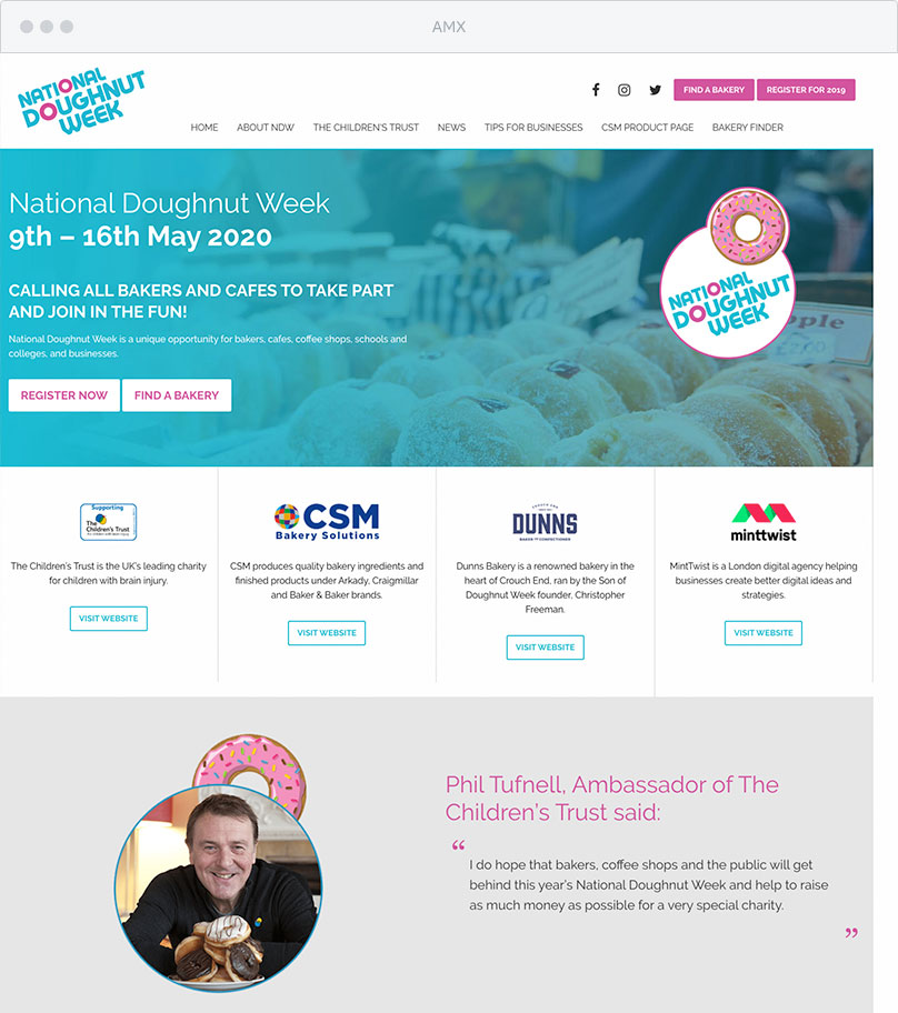 Case study image for National Doughnut Week