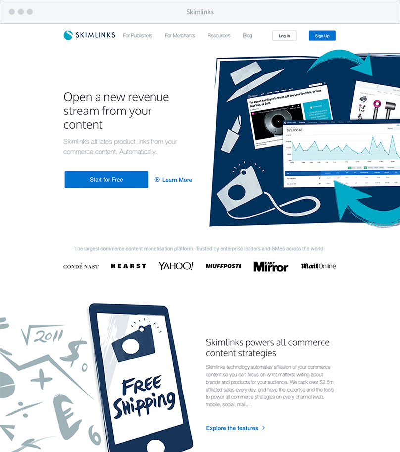 Case study image for Skimlinks