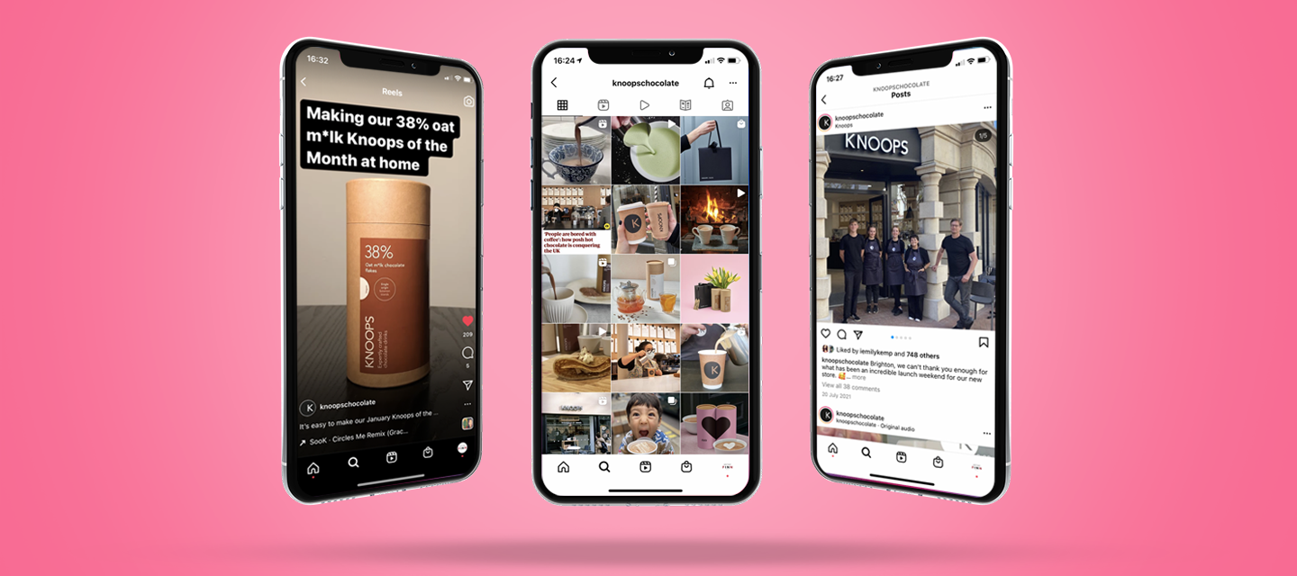 Case study image for Knoops Social Media