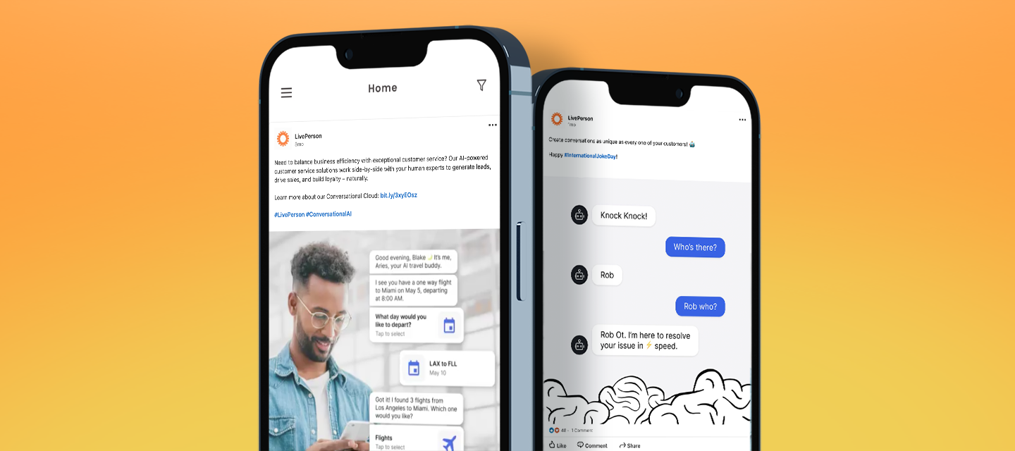 Case study image for LivePerson Social Media