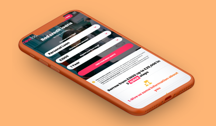Case study featured image for Now Loans SEO