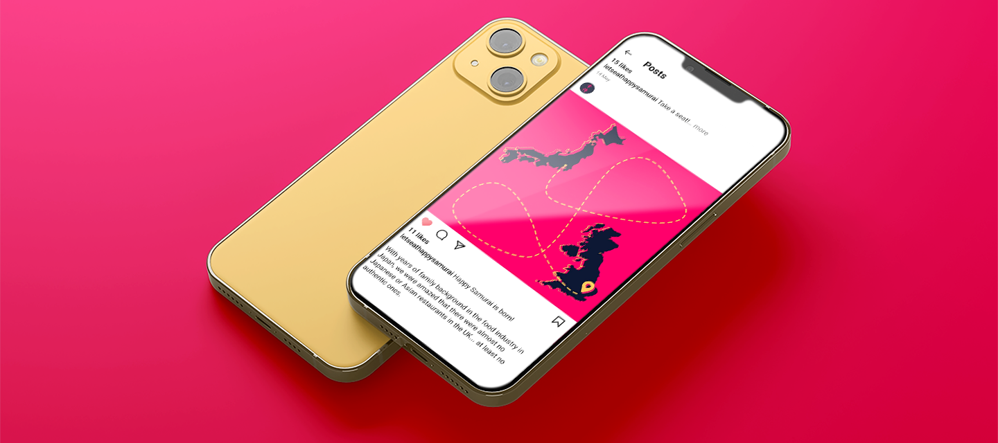 Case study image for Happy Samurai Social Media